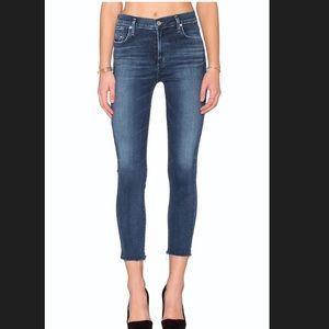 A Gold E Sophie High Rise Crop - Claremont Wash 27